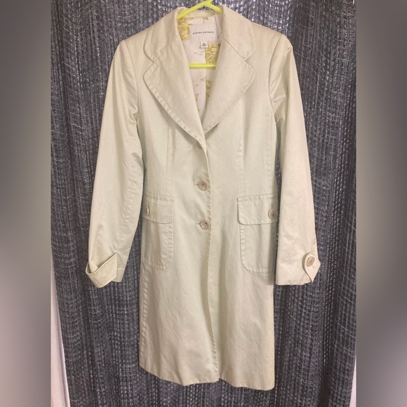 Banana Republic Jackets & Blazers - Banana Republic yellow pea coat.